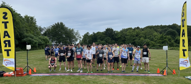 Runners at the start
