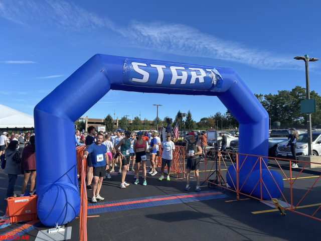 Runners at the start