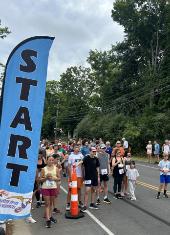 Runners at the start
