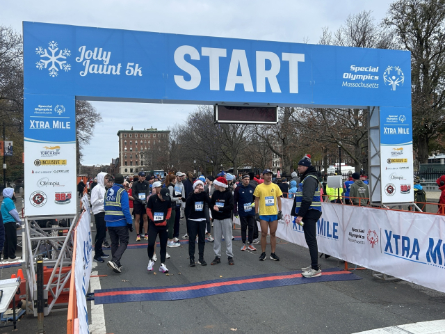 Runners at the start