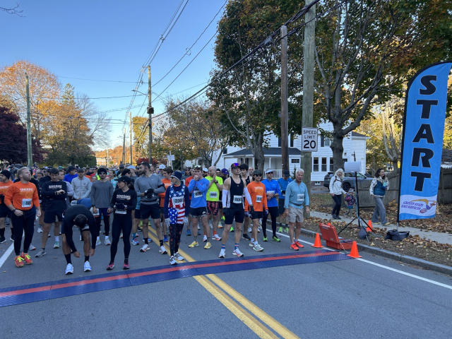 Runners at the start