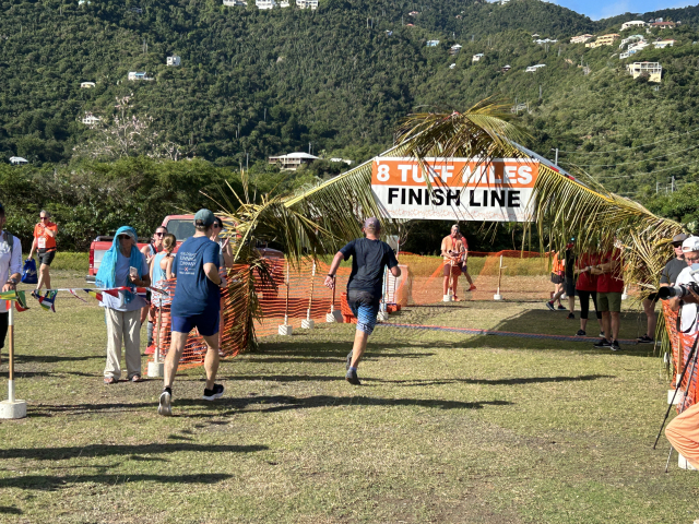 The Finish Line in Coral Bay