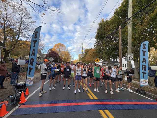 Runners at the start