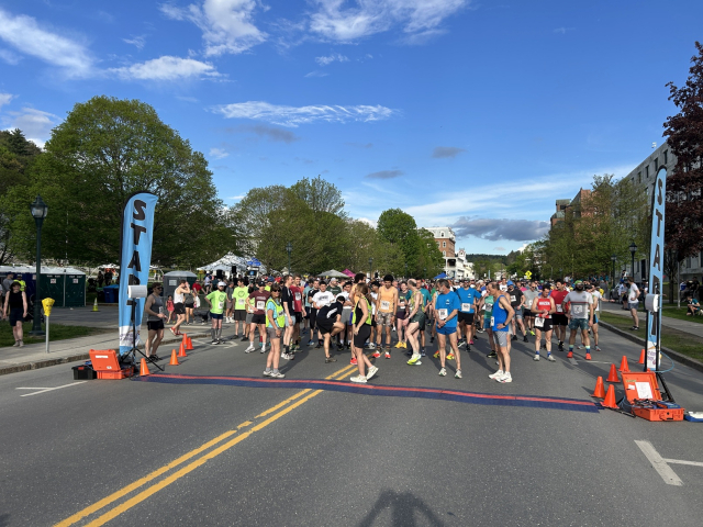 Runners at the start